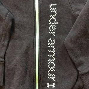 Under Armour girls zip front hoodie